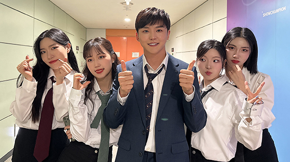 실용무용예술계열 22학번 박세희, 트롯챔피언 이도진 백업 참여