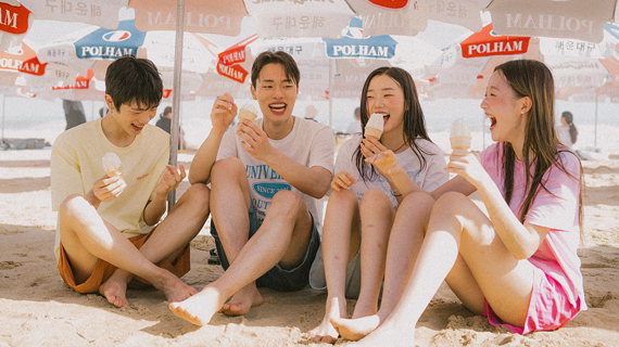 모델연기예술계열 황준형, 전현서 폴햄(POLHAM) 광고 촬영