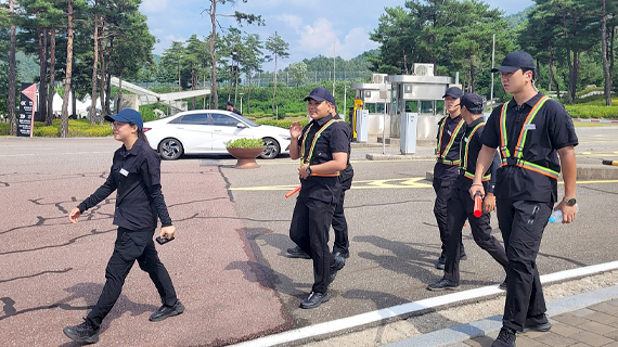 경찰경호계열 2024 CJ대한통운 오네 슈퍼레이스 <나이트 레이스> 경호 현장