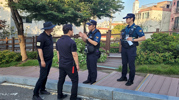 경찰경호계열 인천 2024 제4회 수봉산 페스티벌 경호 현장실습