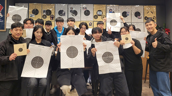 경찰경호계열 사격실습 현장