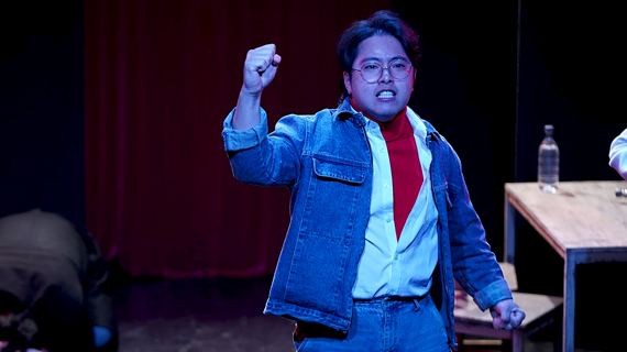 방송·성우연기계열 연극 <새들은 횡단보도로 건너지 않는다> 공연 현장