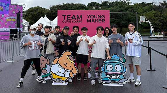 스포츠재활과정 '산리오X올리브영 큐티런 2025' 의무지원 활동 진행