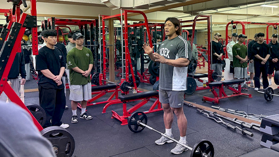 스포츠건강관리계열 IFBB 프로 방지훈 보디빌딩 재학생 특강