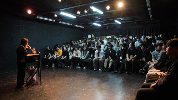 방송·성우연기계열 이연희 석좌교수 신입생 특강 현장