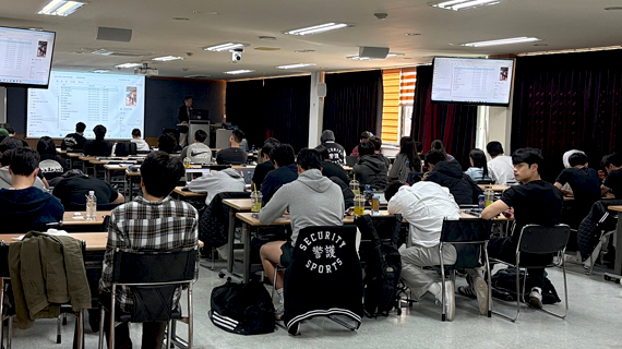 경찰경호·항공보안계열 한국경비협회 주관 신임경비교육 현장