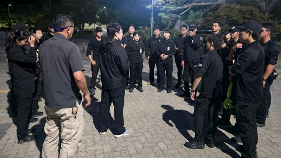 경찰경호·항공보안계열 T1 위시런 러닝대회 & 공주 백제 마라톤 대회 경호 실습
