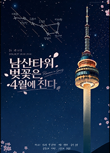 남산타워 벚꽃은 4월에 진다