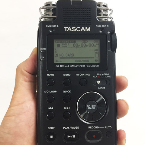 DR-100MK2 LINEAR PCM RECORDER